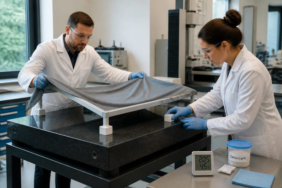 How to Cover a Granite Surface Plate Without Trapping Dust or Moisture