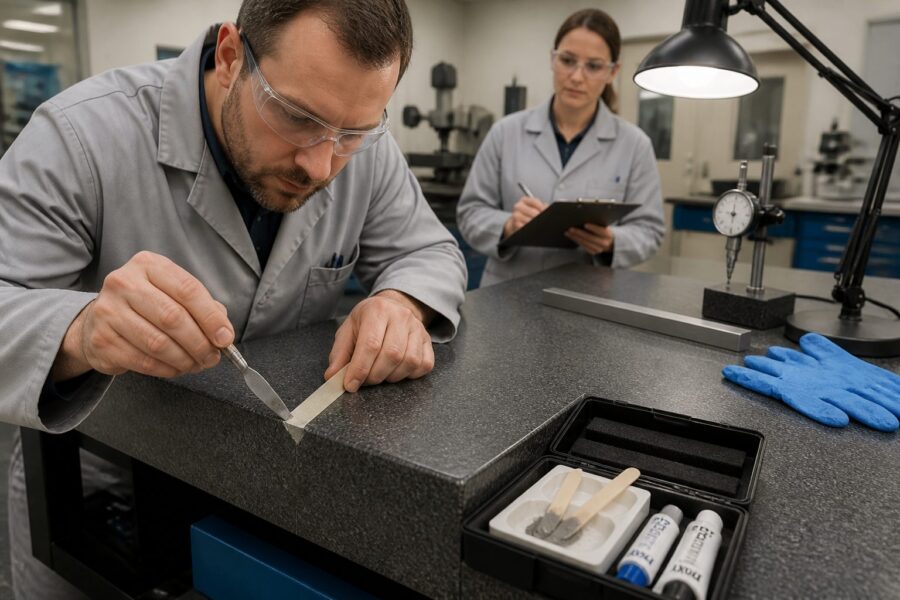 Granite Surface Plate Chip Repair Options: What You Can Do In-House
