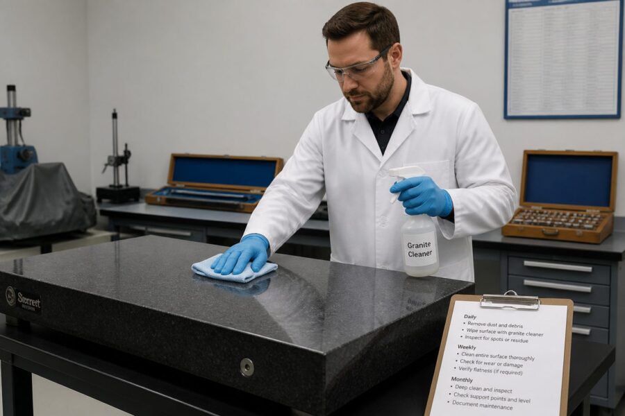 Granite Surface Plate Cleaning Routine: A Simple Daily, Weekly, and Monthly Plan
