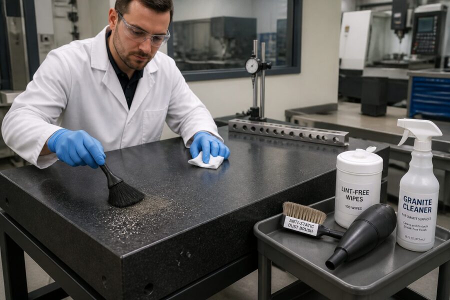 Granite Surface Plate Contamination Control: Dust, Grit, and Shop Debris
