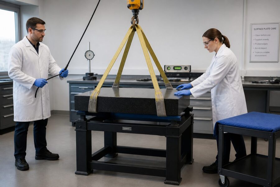 Granite Surface Plate Handling and Lifting: Safe Moves That Protect Accuracy