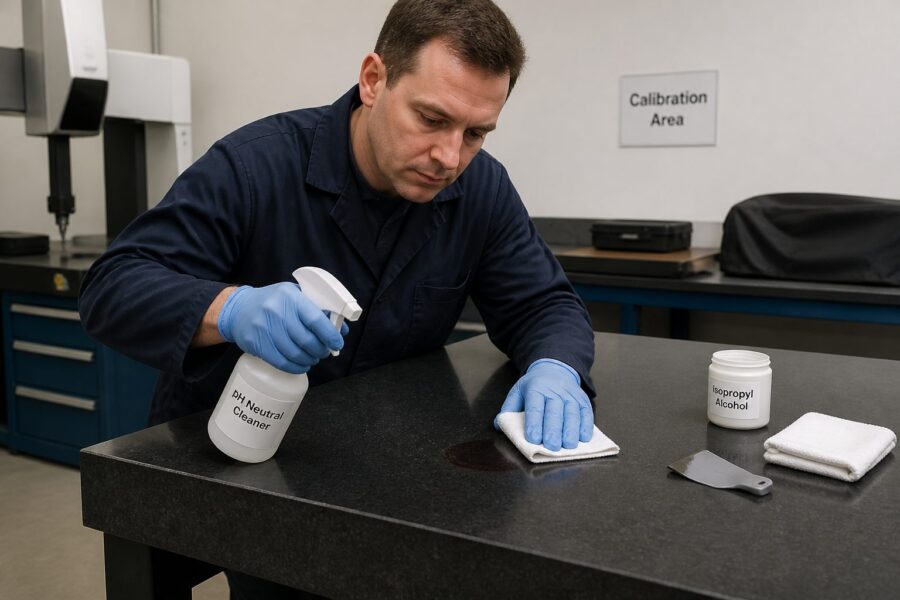 Granite Surface Plate Stain Removal: Safe Methods for Common Shop Stains