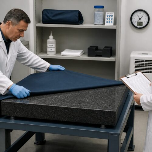 Granite Surface Plate Storage Best Practices for Short-Term and Long-Term Downtime