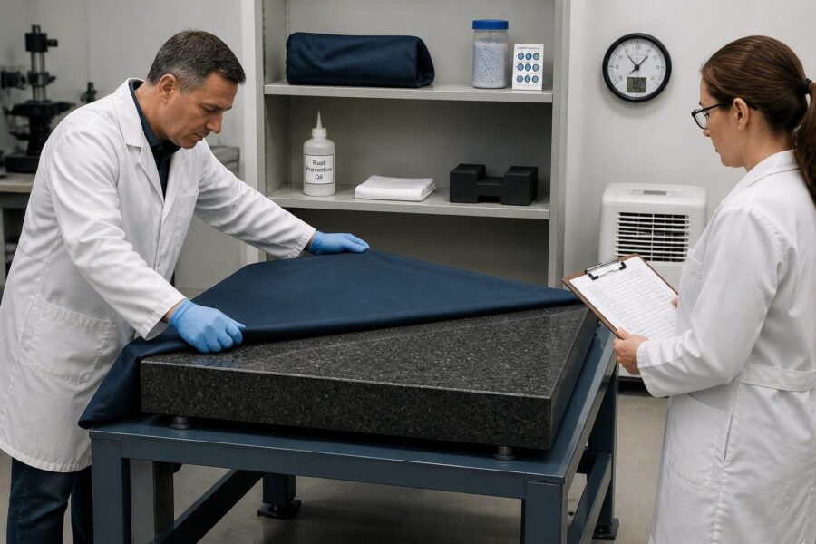 Granite Surface Plate Storage Best Practices for Short-Term and Long-Term Downtime