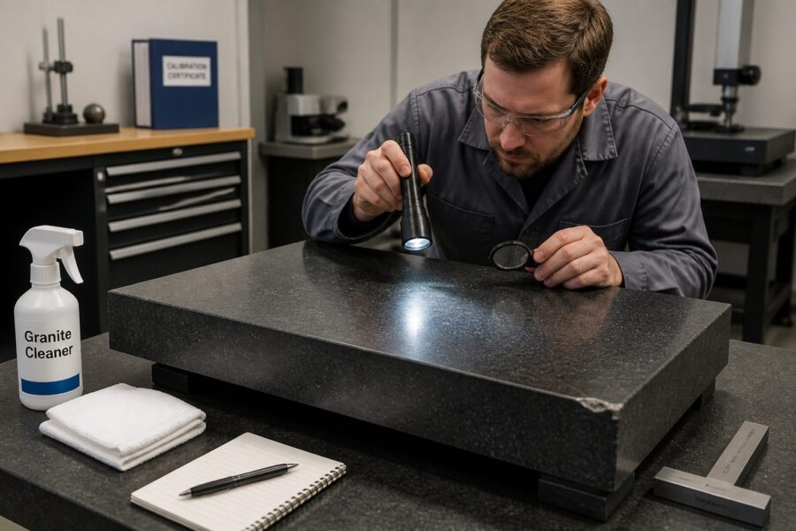 The Importance of Regular Visual Inspection for Granite Surface Plate Health and Accuracy