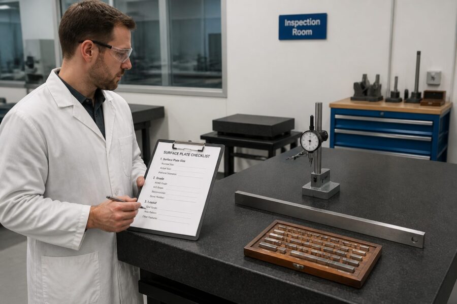Surface Plate Selection for an Inspection Room: Size, Grade, and Layout Tips That Work