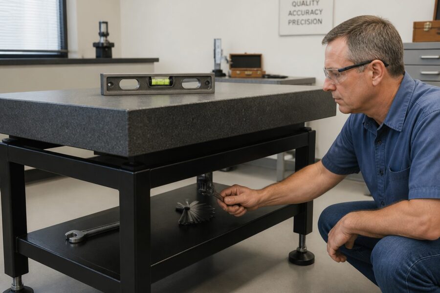 How to Level a Granite Surface Plate Stand for Stable, Repeatable Work