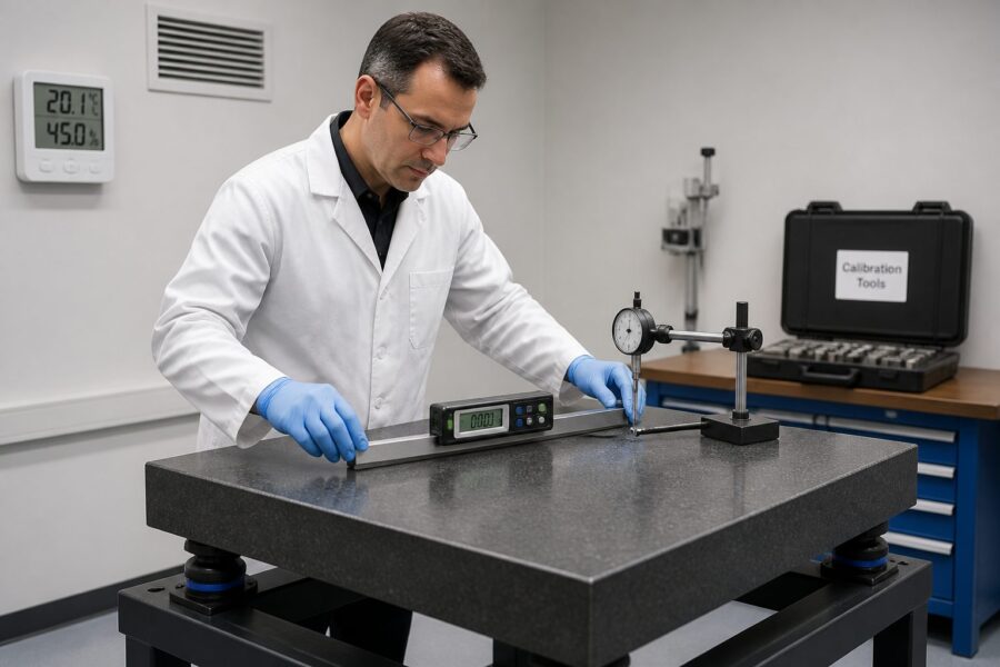 Designing an Optimal Metrology Lab Environment for Surface Plate Calibration