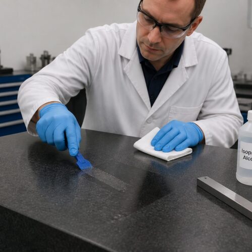 How to Remove Adhesive From a Granite Surface Plate Without Smearing Residue