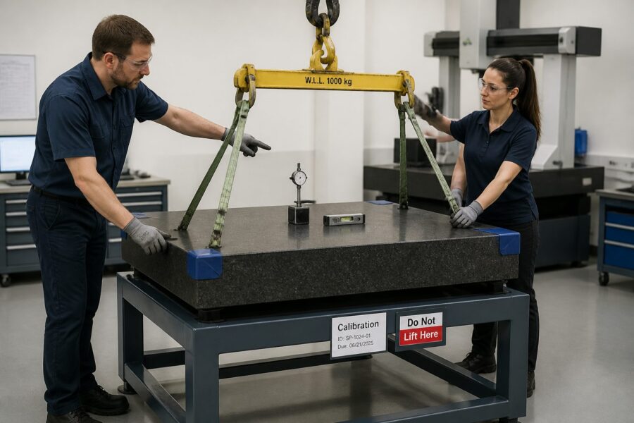 Surface Plate Handling and Lifting: Safe Moves That Prevent Hidden Flatness Problems