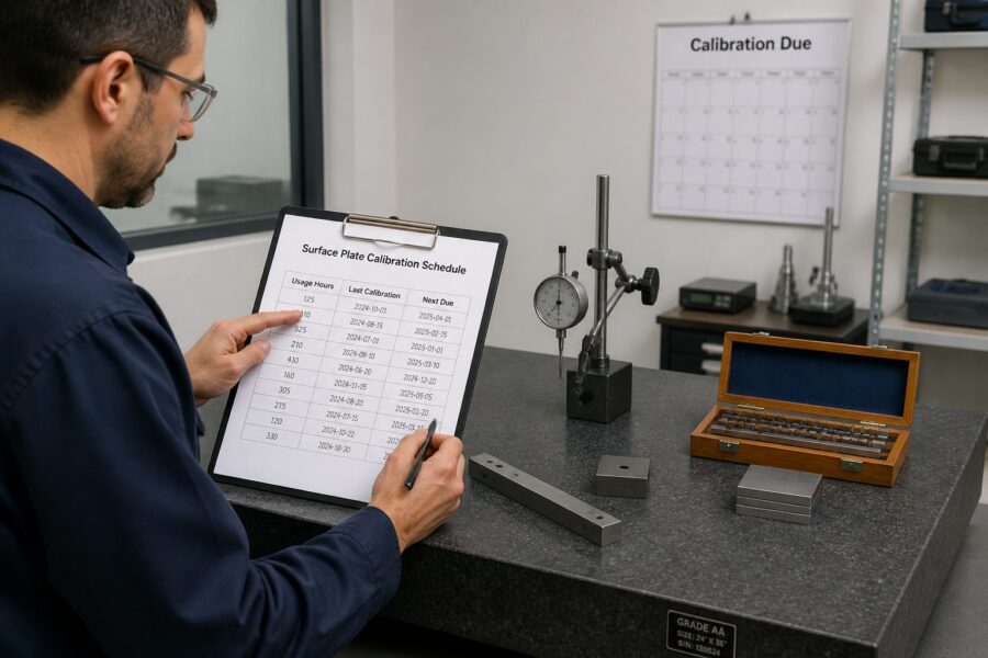 Surface Plate Calibration Interval: How to Set a Schedule Based on Real Use