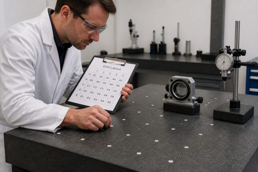Surface Plate Grid Layout: How Measurement Points Are Chosen and Why It Matters