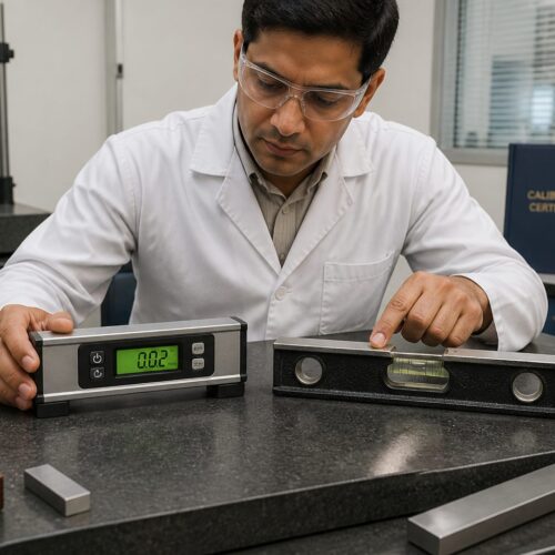 Electronic vs. Mechanical Level Instruments for Surface Plate Calibration