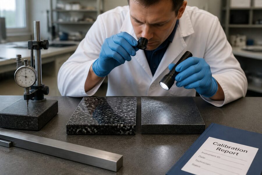 Identifying Genuine Granite vs. Composite Surface Plates
