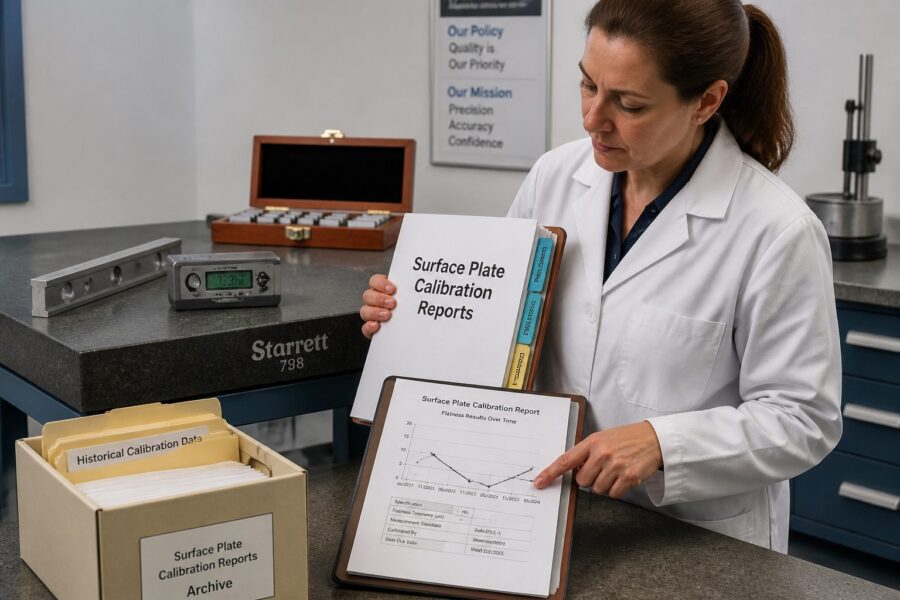 Surface Plate Historical Calibration Data: How to Archive and Use Past Reports