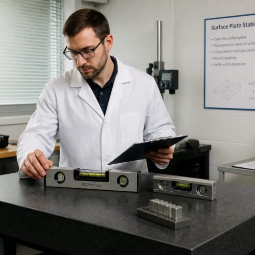 Using Precision Levels to Monitor Surface Plate Stability Between Calibrations