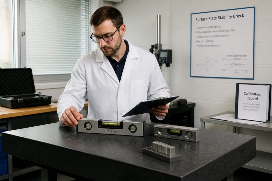 Using Precision Levels to Monitor Surface Plate Stability Between Calibrations